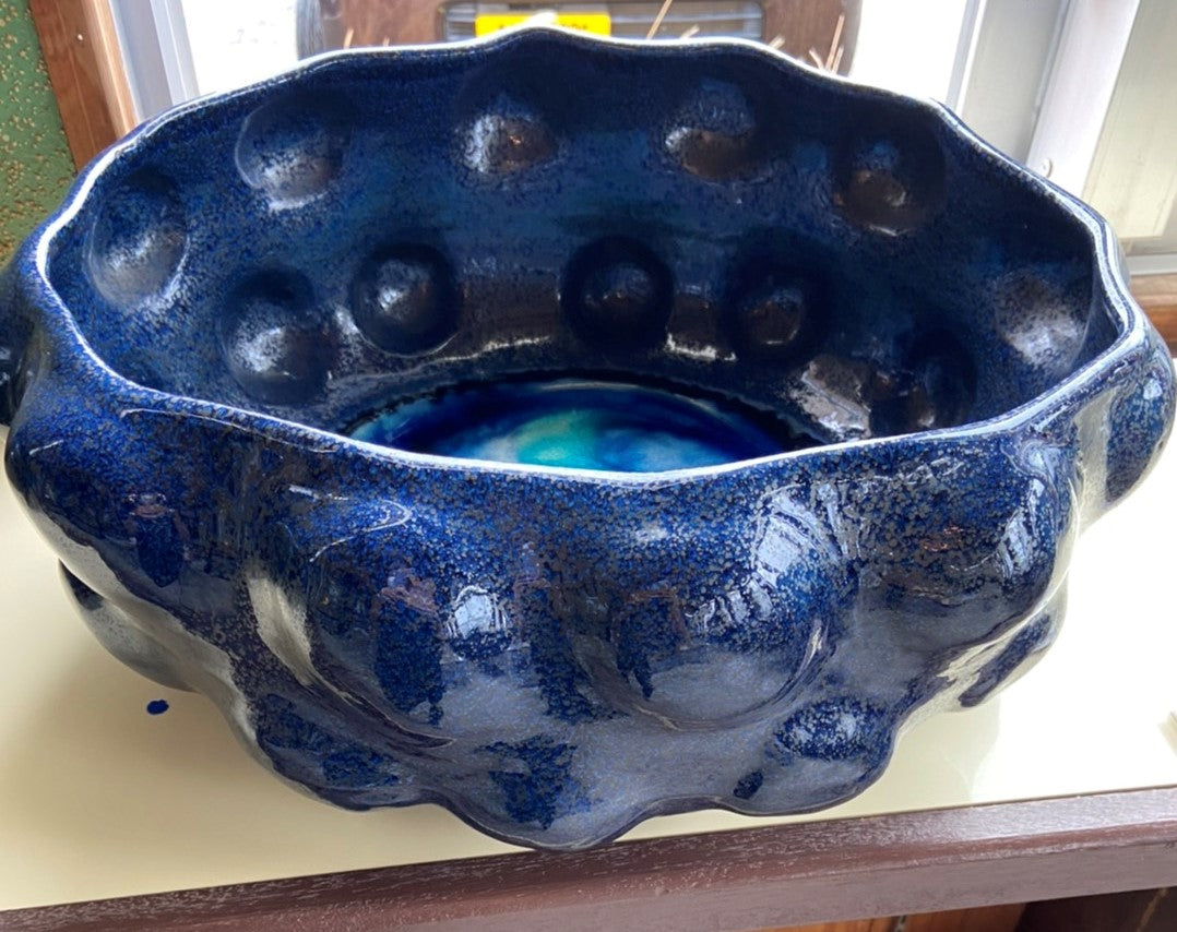 オブジェ(瑠璃油滴天目)